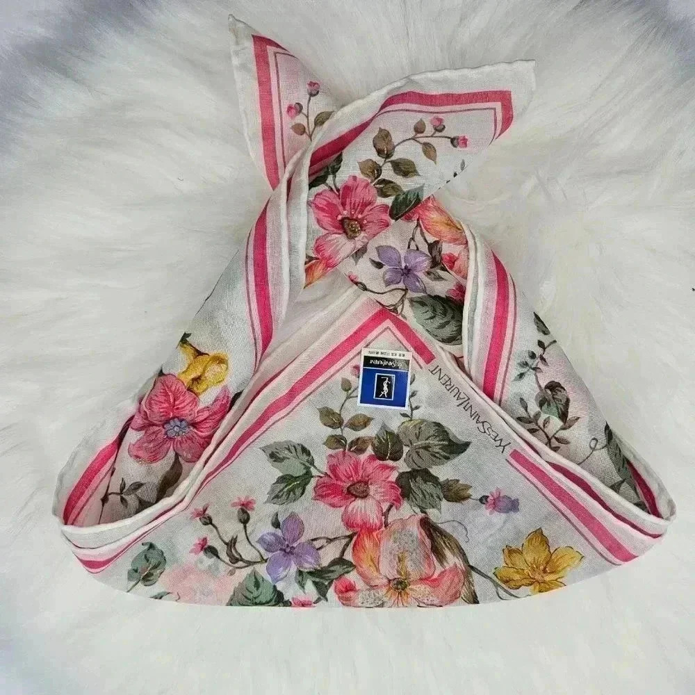 YS Floral Pattern Design Neckerchief - Picture 3 of 7